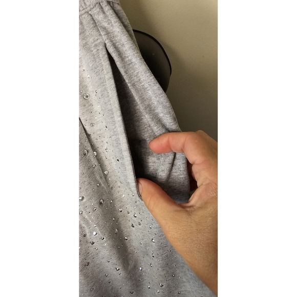 Davi & Dani Rhinestone Drawstring Wide Leg Pants-Size Small ( New) - Picture 9 of 15